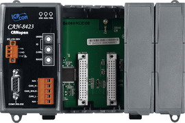 CANopen Remote IO unit with 4 I/O Expansions