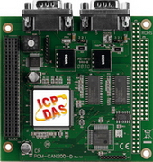 PCI-104 compatible form factor and provide 2 CAN channels with D-Sub 9-pin connector