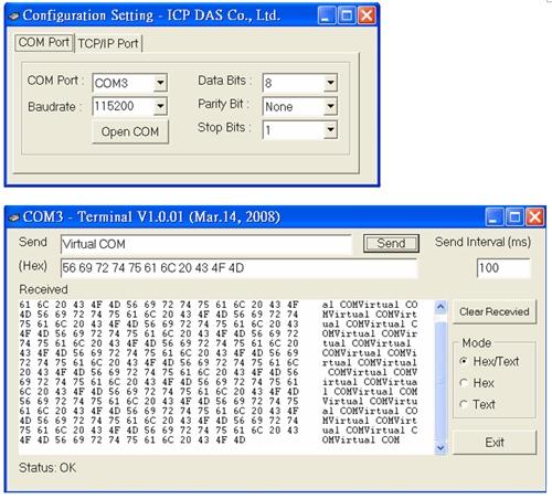 UDP Serial Port Redirector