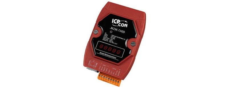 M2M-710D: Remote Maintenance Ethernet Device Terminal Unit with RS-232 and RS-485 Ports