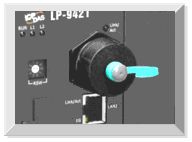 The LP-9000 is equipped with a rugged and dustproof RJ-45 connector on the LAN1 port