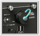 The LX-9000 is equipped with a rugged and dustproof RJ-45 connector on the LAN1 port
