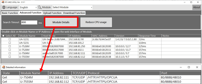 EZ-UAQ Module Details