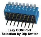 Easy COM Port Selection by Dip-Switch